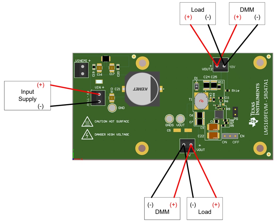 ロケーション回路 - Texas Instruments LM5169FEVM 評価モジュール